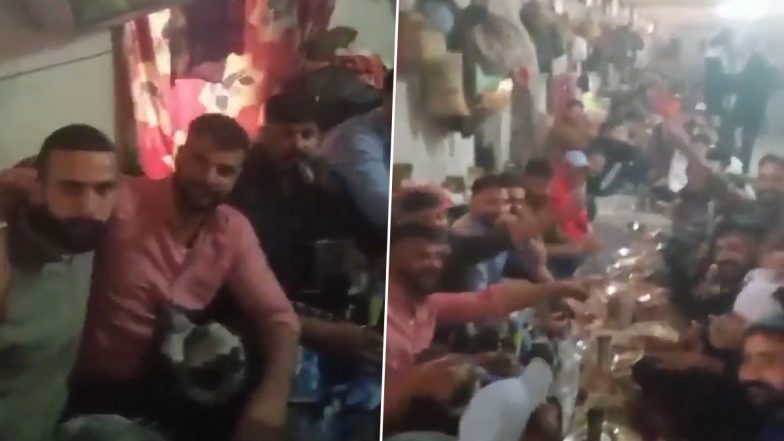 Punjab: Ludhiana Central Jail Inmates Celebrate Gangster Mani Rana's Birthday in Prison as Karan Aujla Song Plays in Background (Watch Video)