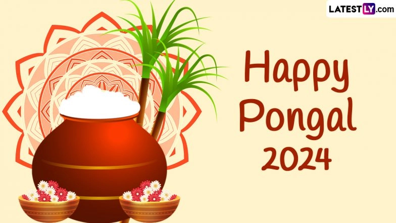 Happy Pongal 2024 Wishes & HD Images: WhatsApp Greetings, Images, Wallpapers, Facebook Messages and SMS for the Four-Day Harvest Festival