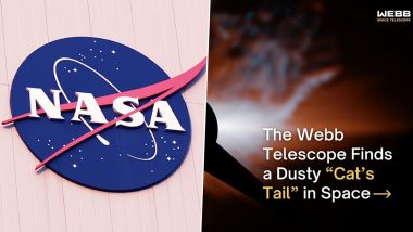 NASA’s James Web Space Telescope Discovers Dusty ‘Cat’s Tail’ in Space, Researchers Theorize It To Be Result of Dust Production Event