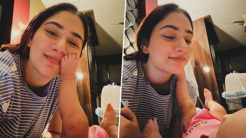 Disha Parmar Shares Adorable ‘Kicks and Punches’ Photo Delight With Baby Navya – Where’s Daddy Rahul Vaidya?