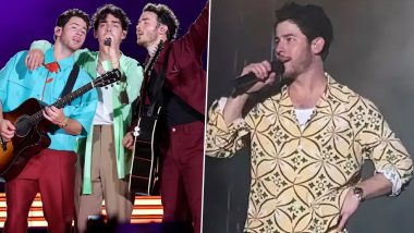 'Jiju' Nick Jonas Gets Warm Welcome for His Maiden Performance at Lollapalooza India (Watch Video)