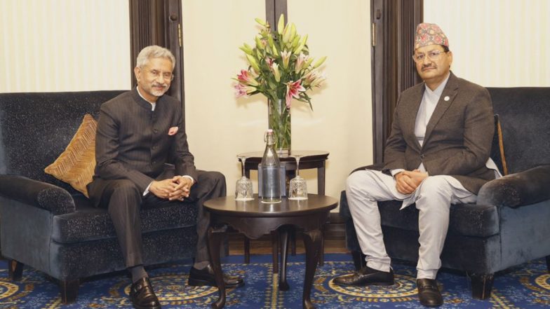 India, Nepal Ink Several Agreements As EAM S Jaishankar Holds ‘Productive’ Talks With His Nepalese Counterpart NP Saud (See Pics)