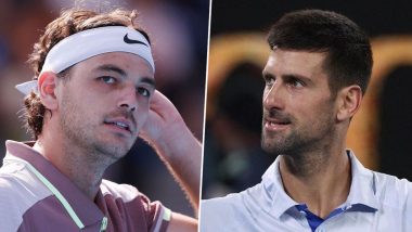 Novak Djokovic vs Taylor Fritz, Australian Open 2024 Free Live Streaming Online: How to Watch Live TV Telecast of Aus Open Men’s Singles Quarterfinal Tennis Match?