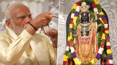 'Etched in Our Memories for Years To Come': PM Narendra Modi Shares Heartfelt Highlights From Ram Mandir Pran Pratishtha in Ayodhya (Watch Video)