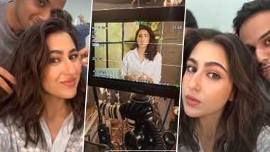 Sara Ali Khan’s Glam Sunday at ‘Metro In Dino’ Shoot, Actress Thrills Fans With Sneak Peek Into Vanity Moments!