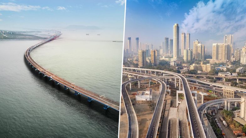 Mumbai Trans Harbour Link Inauguration: Eknath Shinde Shares Stunning Photos of India's Longest Sea Bridge