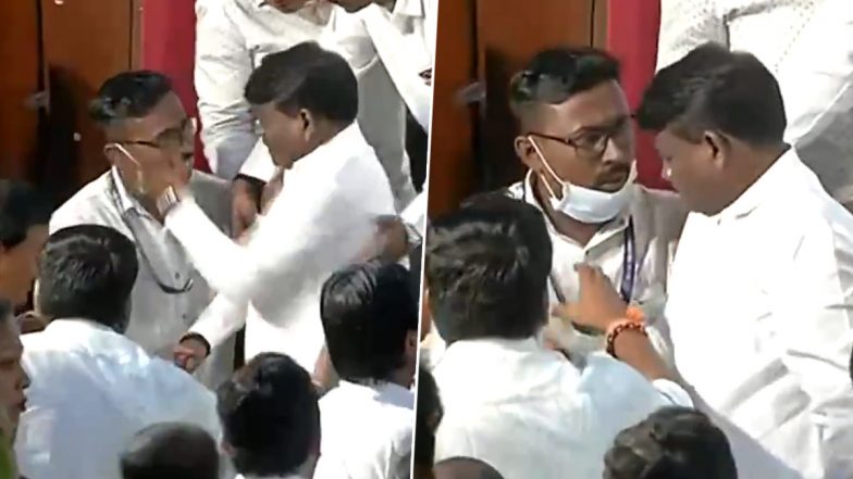 Sunil Kamble Slaps Cop in Pune: Case Registered Against BJP MLA Under IPC for Slapping On-Duty Police Personnel at Sassoon Hospital (Watch Video)