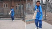 Jammu and Kashmir: After Losing His Hands in Accident, Anantnag&rsquo;s Differently-Abled Cricketer Turns Inspiration For All (Watch Video)