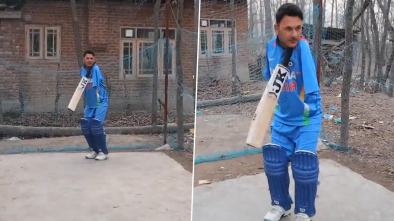 Jammu and Kashmir: After Losing His Hands in Accident, Anantnag’s Differently-Abled Cricketer Turns Inspiration For All (Watch Video)