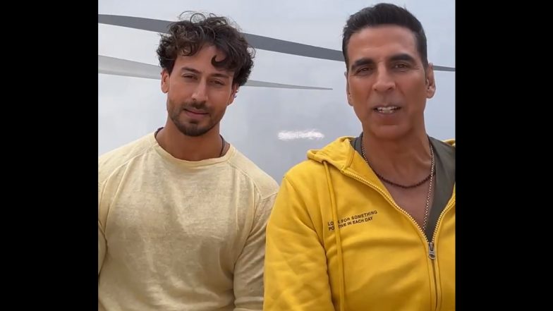 Ram Mandir Wishes: Akshay Kumar and Tiger Shroff Extend Festive Greetings Ahead of Pran Pratishtha Ceremony in Ayodhya, Watch Video of Bade Miyan Chote Miyan Stars