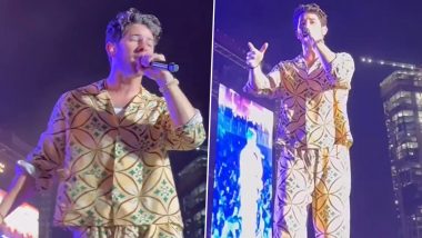 Fans Cheer for ‘Jiju’ Nick Jonas at the Lollapalooza Concert in Mumbai, Singer Reacts (Watch Video)