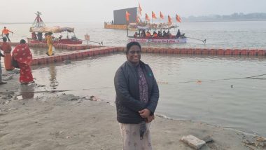 PT Usha Shares Picturesque Moments by Sarayu River Ahead of Ram Lalla’s Pran Pratishtha Ceremony