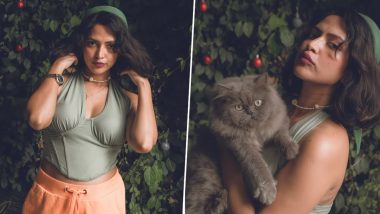 Pregnant Amala Paul Radiates Joy As She  Flaunts Her Baby Bump in a Candid Video, Poses With Her Cat - WATCH