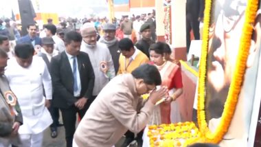 Netaji Subhash Chandra Bose Jayanti 2024: Tripura CM Manik Saha Pays Floral Tribute to Legendary Freedom Fighter on His 127th Birth Anniversary (Watch Videos)