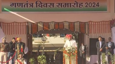 Republic Day 2024: Madhy Pradesh CM Mohan Yadav Unfurls National Flag on 75th Republic Day in Ujjain (Watch Video)