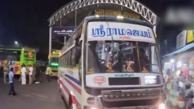 Tamil Nadu Bus Strike: Transport Workers' Unions Declare Indefinite Hadtaal Over Unmet Demands, DMK Minister SS Sivasankar Calls It ‘Political Move’ (Watch Videos)