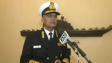 India Has Deployed Six Warships for Anti-Drone and Anti-Piracy Operations, More Assets To Be Sent, Says Indian Navy Chief Admiral R Hari Kumar (Watch Video)