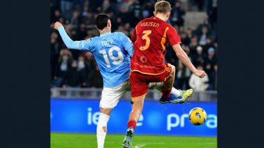 Coppa Italia 2023–24: Lazio Beats Roma 1–0 in Tense Capital Derby To Reach Italian Cup Semifinals; Atalanta Wins 2–1 Against AC Milan