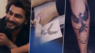 Arjun Kapoor Kicks Off 2024 by Getting Inked! Gifts Himself a Fierce Phoenix Tattoo (Watch Video)