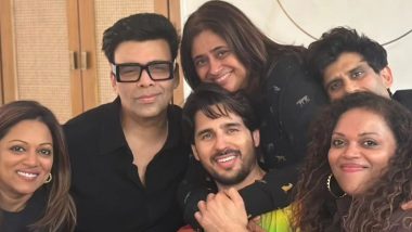 Sidharth Malhotra Birthday: Yodha Actor Celebrates With Karan Johar and His Friends in Mumbai; Photo Goes Viral