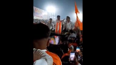 Maratha Reservation Protest: Activist Manoj Jarange-Patil-Led March Reaches Mumbai Doorstep, To Rally at Azad Maidan on January 26 (Watch Video)