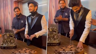 Munawar Faruqui Celebrates His Birthday With MC Stan in Salman Khan’s Chalet After Bigg Boss 17 Victory (Watch Video)