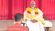 Tamil Nadu: PM Narendra Modi Listens to &lsquo;Kamba Ramayanam&rsquo; in Trichy&rsquo;s Sri Ranganathaswamy Temple (Watch Video)
