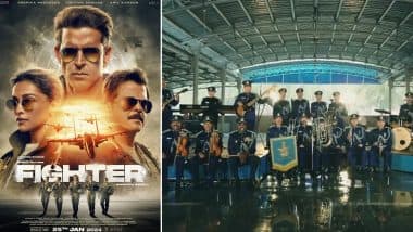 'Truly an Honour!' Hrithik Roshan Is Blown Away by IAF Band's Powerful Rendition to Fighter's Theme 'Vande Mataram' (Watch Video)