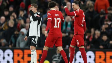 Carabao Cup 2023–24: Liverpool Stages Second-Half Recovery To Beat Fulham 2–1 in First Leg of English League Cup Semifinals