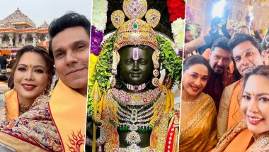 Randeep Hooda Shares Inside Pictures With Wife Lin Laishram From Ram Mandir Pran Pratishtha Ceremony in Ayodhya (View Pics)