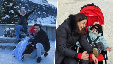 Kajal Aggarwal Holidays With Husband Gautam Kitchlu and Son Neil in Switzerland, Indian 2 Actress Shares Dreamy Pics on Insta!