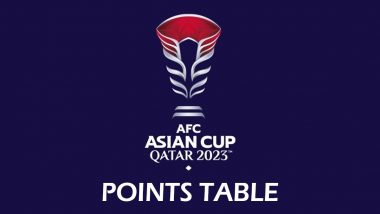 AFC Asian Cup 2023 Points Table Updated: Check Final Standings At the End of Group Stage