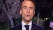 World News | As Paris Prepares for 2024 Olympics, President Macron Calls for Unity in New Year's Eve Address