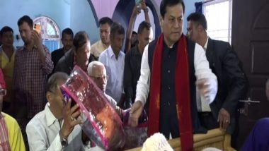 India News | Union Minister Sonowal Celebrates New Year with Elderly Residents at Old Age Home in Dibrugarh