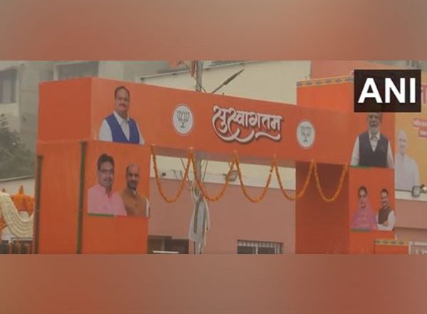 India News | Rajasthan: Security Heightened Near BJP Office in Jaipur Ahead of PM Modi's Visit
