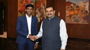 Sports News | Gautam Adani Meets Chess Prodigy Praggnanandhaa