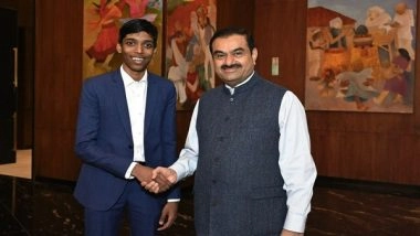 Sports News | Gautam Adani Meets Chess Prodigy Praggnanandhaa