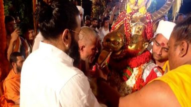 Kantara Actor Rishab Shetty Embraces Divine Vibes at Mangalore’s Daiva Kola Festivities (View Pics)