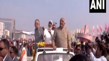 India News | Gujarat CM Bhupendra Patel Attends International Kite Festival in Ahmedabad