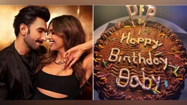 Entertainment News | Ranveer Singh Surprises Wife Deepika Padukone with Special Birthday Cake