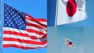 World News | US, Japan, South Korea Reiterate Commitment to Trilateral Maritime Security with International Law