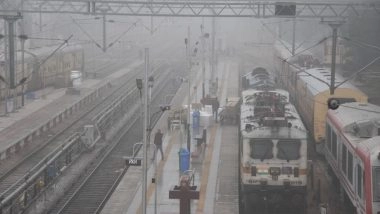 India News | Delhi: Twenty Trains Running Late Due to Fog