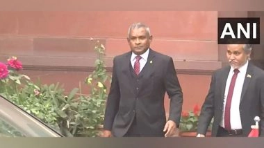 World News | Maldivian Envoy Seen at MEA Office in Delhi, Amid Diplomatic Row over Ministers' Remarks on PM Modi