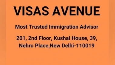 Business News | Visas Avenue Announces Corporate Office Relocation With Effect From 7 January 2024