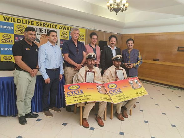 Business News | Cycle Pure Agarbathi Honours Unsung Heroes: Forest Guards Shine Bright in Tiger Cup Award Ceremony - Vimarsana News