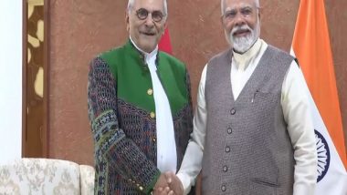 World News | PM Modi Holds Bilateral Meeting with Timor-Leste President Jose Ramos-Horta in Gujarat