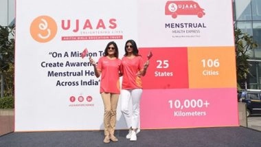 Business News | Ujaas Unleashes Menstrual Health Express: A Nationwide Initiative Driving Awareness and Exploring Diverse Menstrual Health Practices Across India