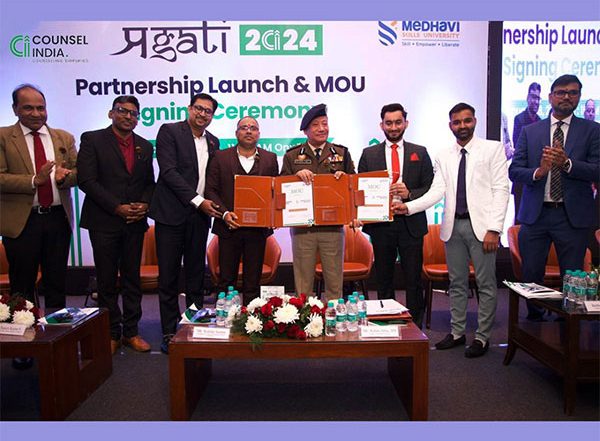 Business News | Counsel India and Medhavi Skill University Join Hands to Foster Skill Development Opportunities, Unveil Pragati 2024
