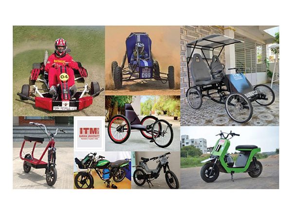 Business News | ITM (SLS) Baroda University Unveils Cutting-Edge Electric Vehicle Prototypes, Paving the Way for a Greener Future