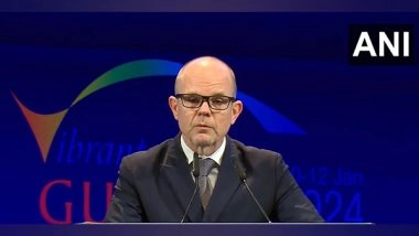 Business News | Estonian Minister Tiit Riisalo Extols India's Global Leadership in Democratic Values at Vibrant Gujarat Global Summit 2024
